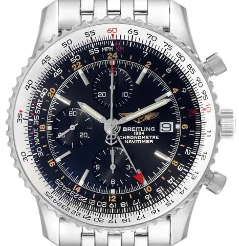 Breitling Navitimer A24322 46mm Stainless steel Black