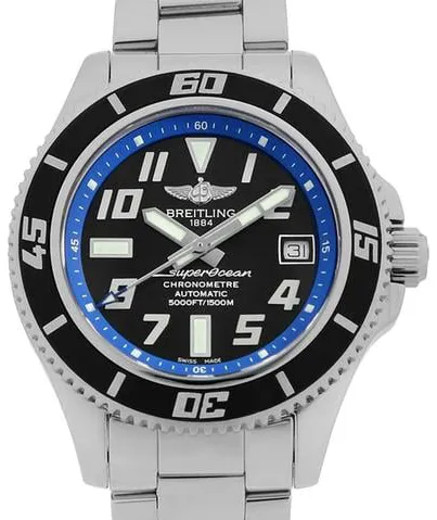 Breitling Superocean A1736402.BA30 42mm Stainless steel Black