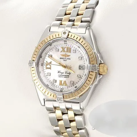 Breitling Wings Lady A67350 31mm Yellow gold and Stainless steel White 1