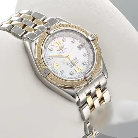 Breitling Wings Lady A67350 31mm Yellow gold and Stainless steel White 2