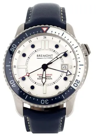 Bremont Supermarine 43mm Stainless steel White