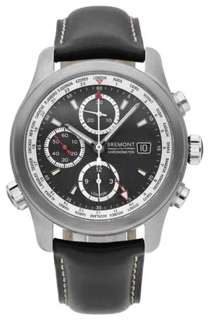 Bremont ALT1-WT World Timer ALT1 43mm Stainless steel Black