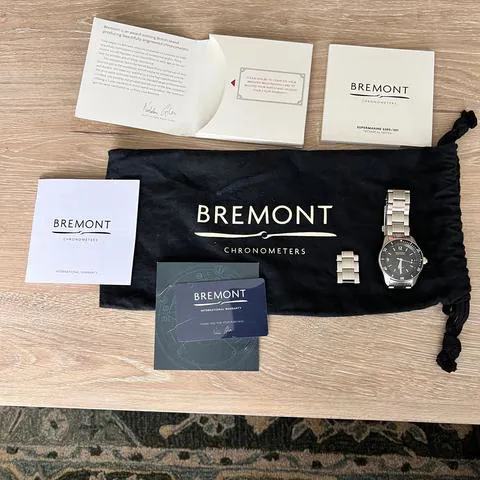 Bremont S300-BK-B 40mm Stainless steel Black