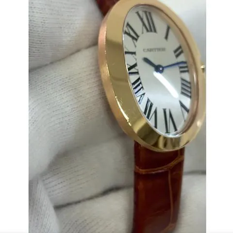 Cartier Baignoire Small Model W8000007 31.5mm Rose gold White 1