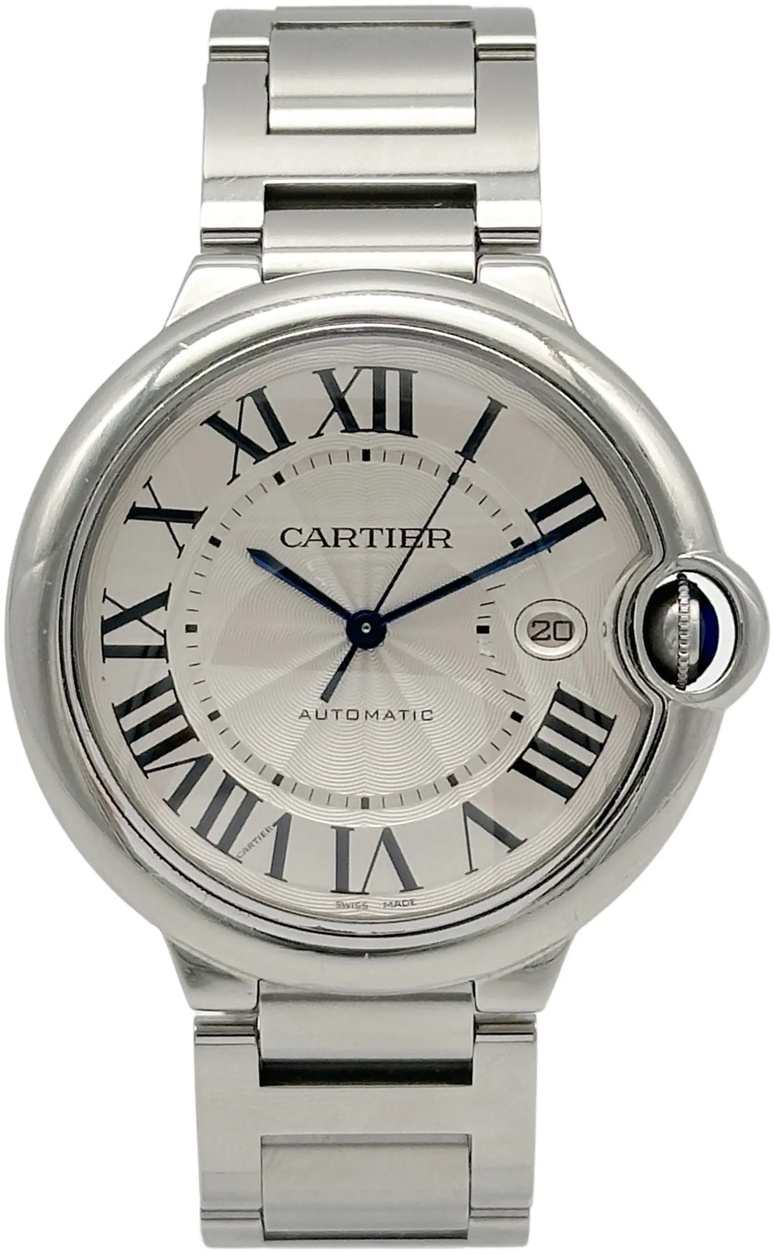 Cartier Ballon Bleu 3001 Stainless steel White