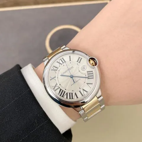 Cartier Ballon Bleu 42mm W2BB0022 42mm Yellow gold and Stainless steel Silver 2