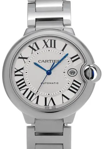 Cartier Ballon Bleu 42mm W69012Z4 42mm Stainless steel Silver