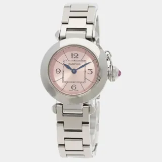 Cartier Miss Pasha W3140008 27mm Stainless steel Pink