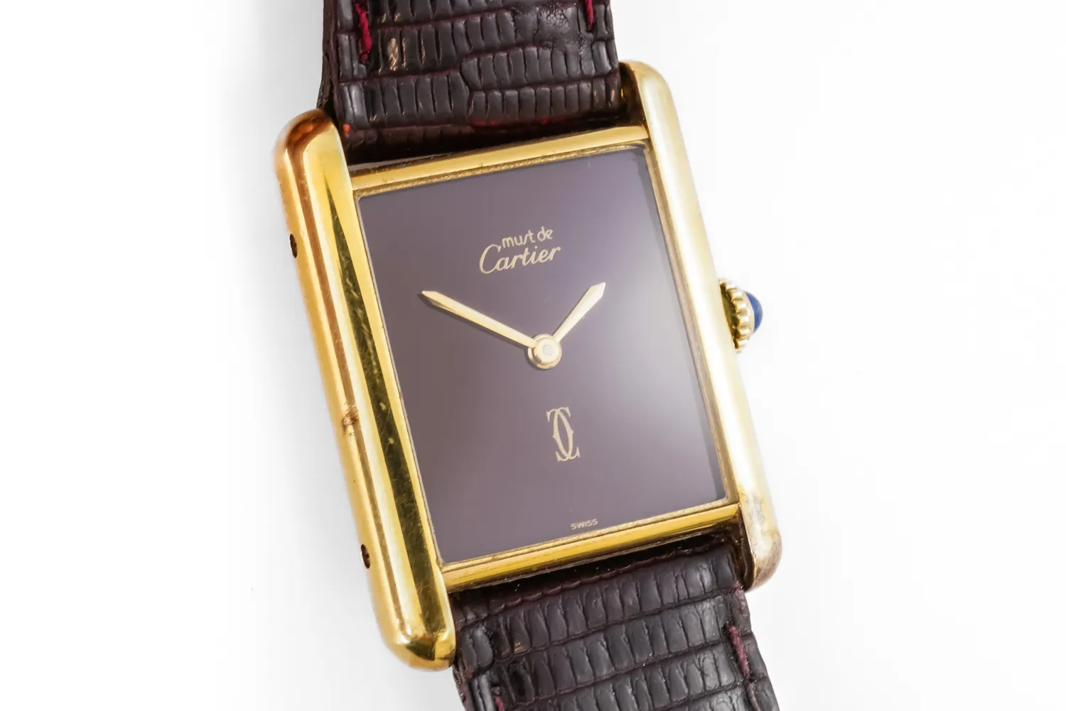 Cartier Gold-plated Burgundy 1