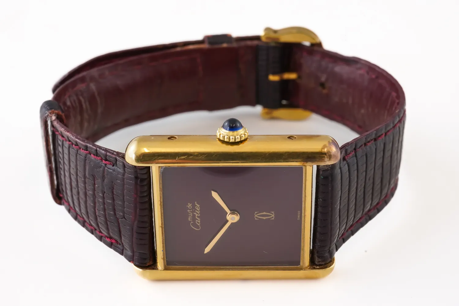 Cartier Gold-plated Burgundy 2