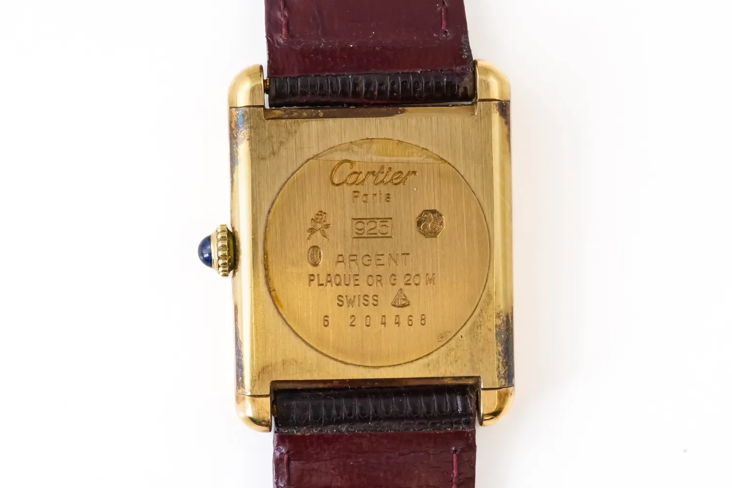 Cartier Gold-plated Burgundy 3