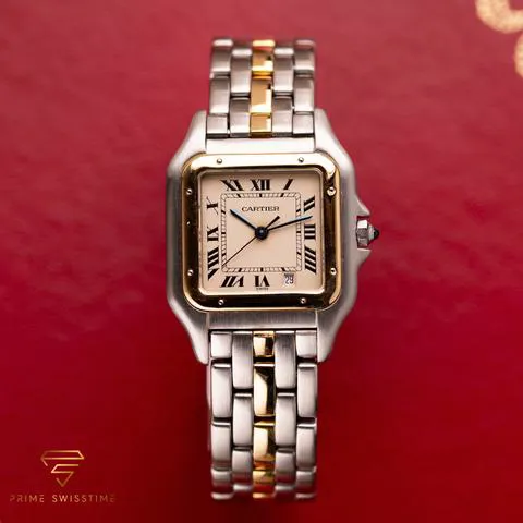 Cartier Panthère 187949 27mm Yellow gold and Stainless steel Champagne