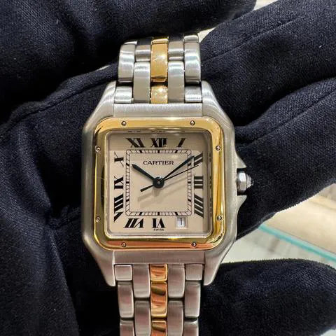 Cartier Panthère W25028B5 26.5mm Yellow gold and Stainless steel Silver