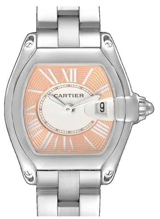 Cartier Roadster W62054V3 37mm Stainless steel Rose