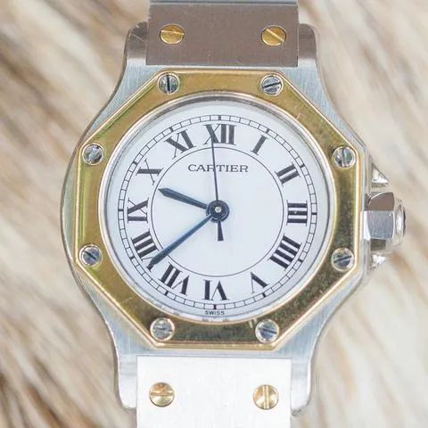 Cartier Santos 0907 25mm Yellow gold and Stainless steel 1