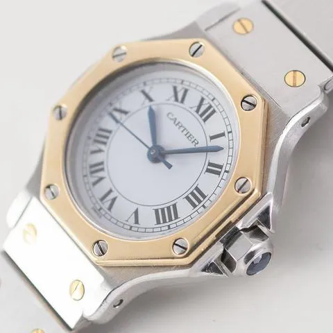 Cartier Santos 0907 25mm Yellow gold and Stainless steel 2