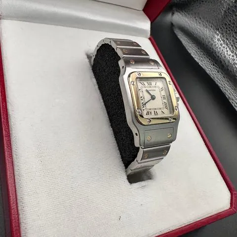 Cartier Santos 1057930 24mm Yellow gold and Stainless steel Silver 6