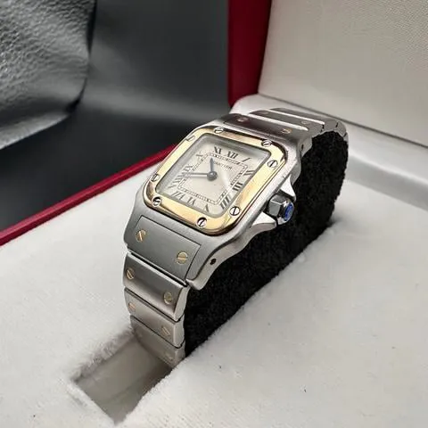 Cartier Santos 1057930 24mm Yellow gold and Stainless steel Silver 10