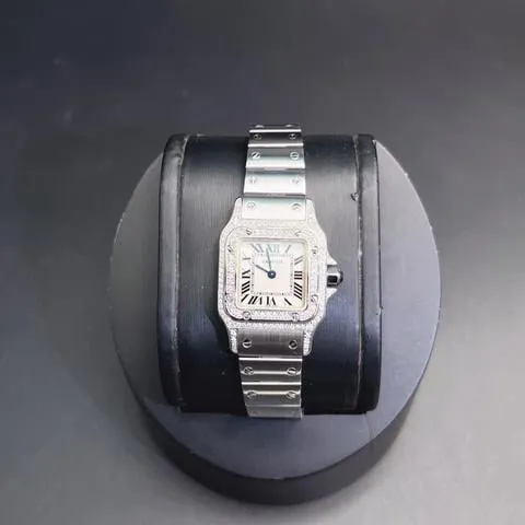 Cartier Santos W20056D6 24mm Stainless steel White 6