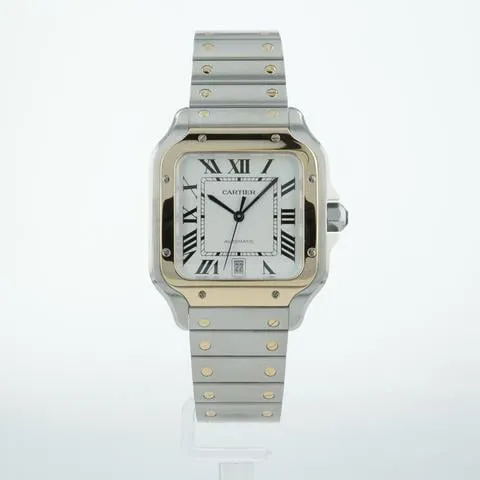 Cartier Santos W2SA0009 40mm Yellow gold and Stainless steel Silver 4