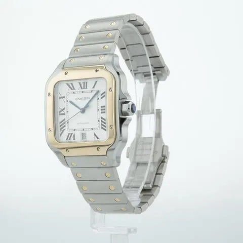 Cartier Santos W2SA0009 40mm Yellow gold and Stainless steel Silver 5