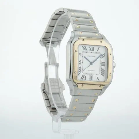 Cartier Santos W2SA0009 40mm Yellow gold and Stainless steel Silver 11