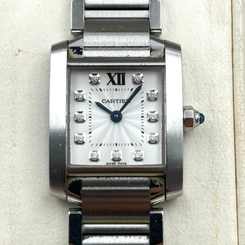 Cartier Tank Française WE110006 20mm Stainless steel Silvered