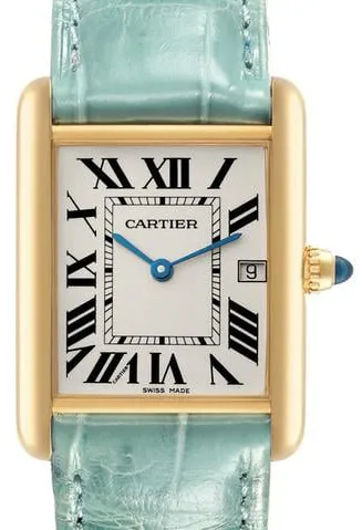 Cartier Tank Louis Cartier W1529756 25mm Yellow gold Silver