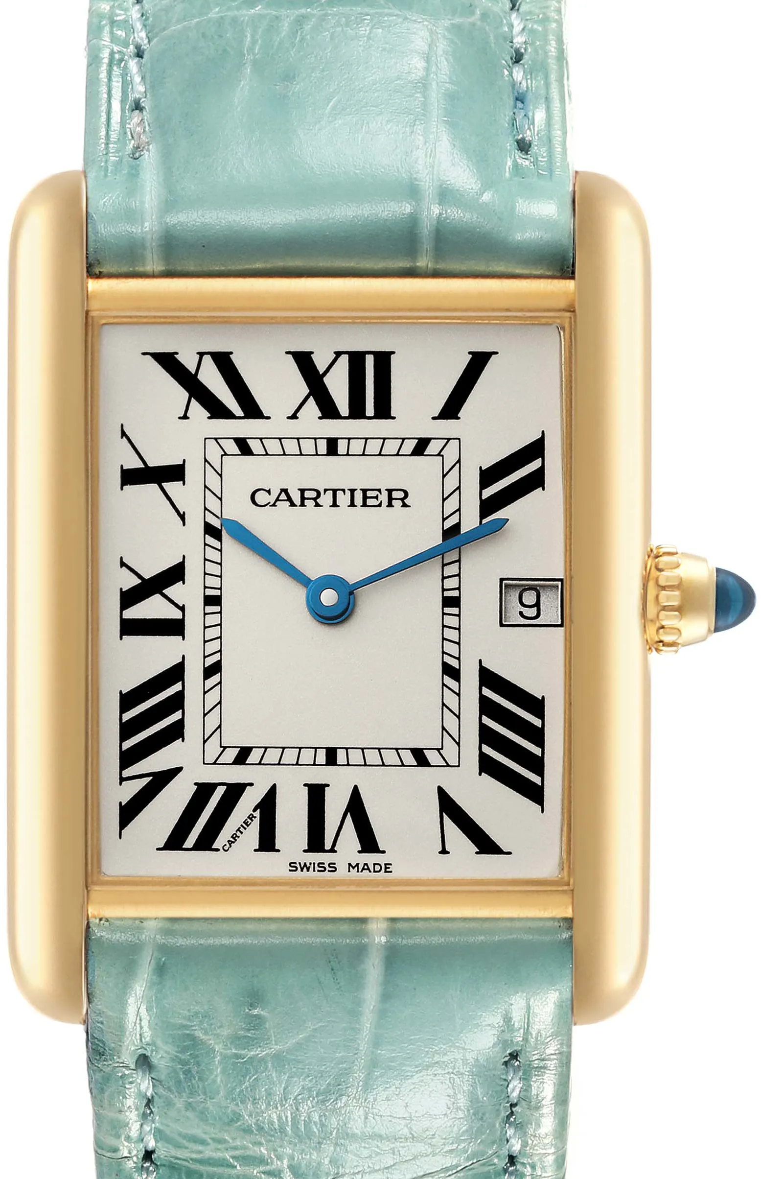 Cartier Tank Louis W1529756 25mm Yellow gold and 18k yellow gold Silver