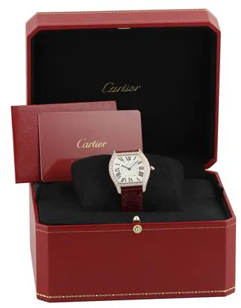 Cartier Tortue wa501008 31mm Rose gold Silver 7