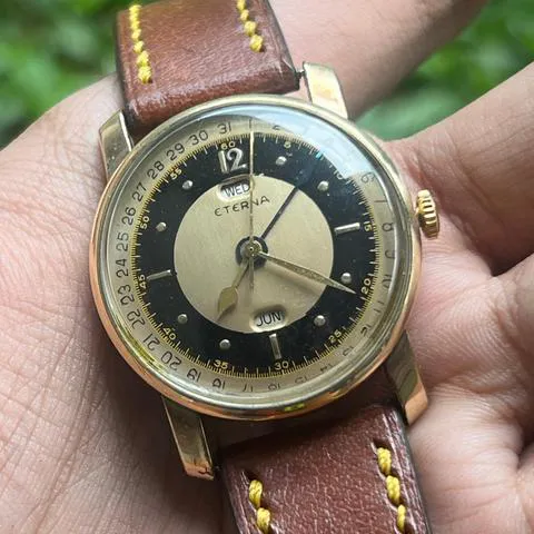 Enicar 35mm Yellow gold Black 6