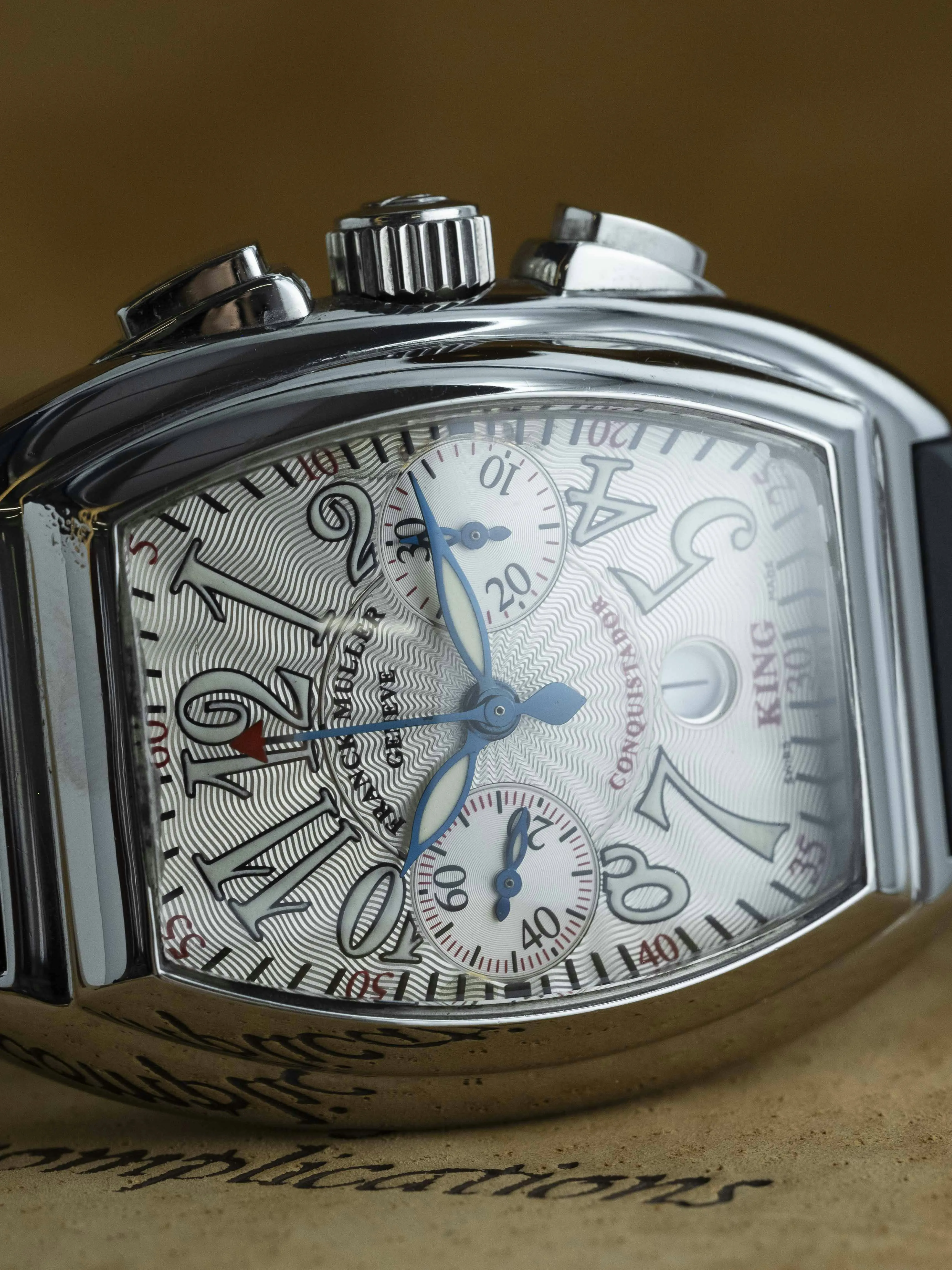 Franck Muller Conquistador 8005 CC KING D CD 57.5mm Stainless steel Silver 11