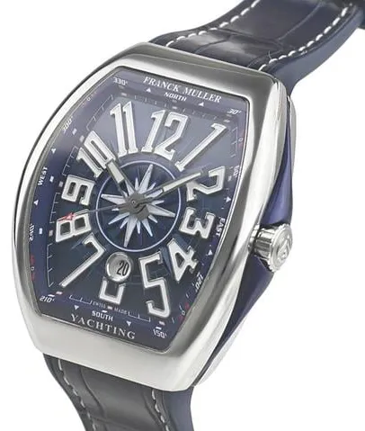 Franck Muller Vanguard V 45 SC DT 44mm Stainless steel Blue