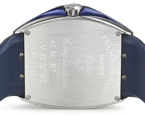 Franck Muller Vanguard V 45 SC DT 44mm Stainless steel Blue 6