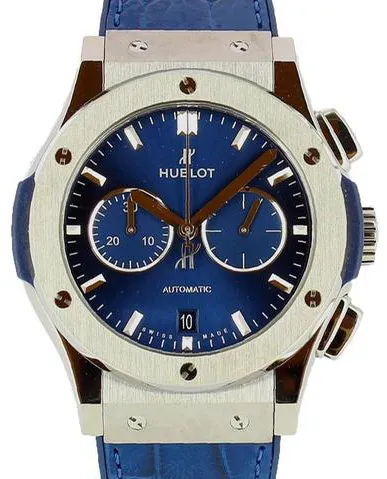 Hublot Classic Fusion Chronograph 541.NX.7170.LR 45mm Titanium Blue