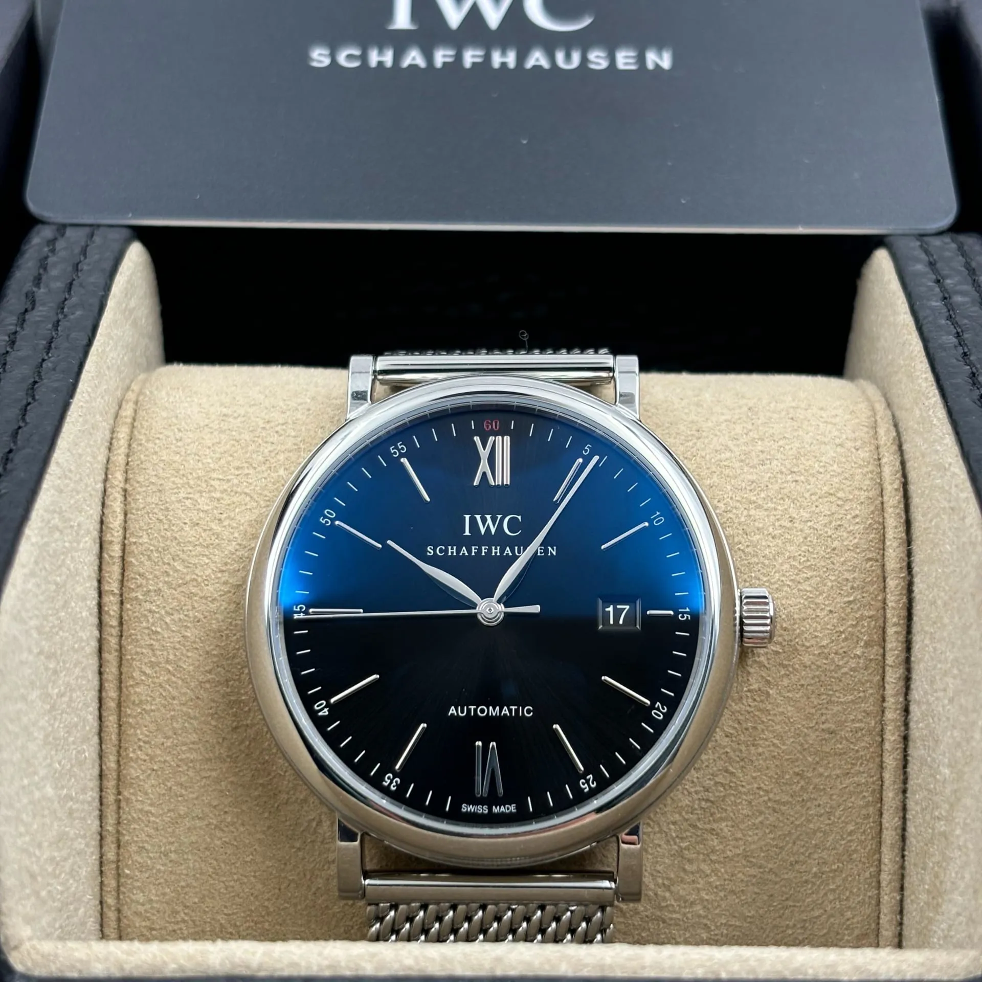 IWC Portofino IW356506 40mm Stainless steel Black 1