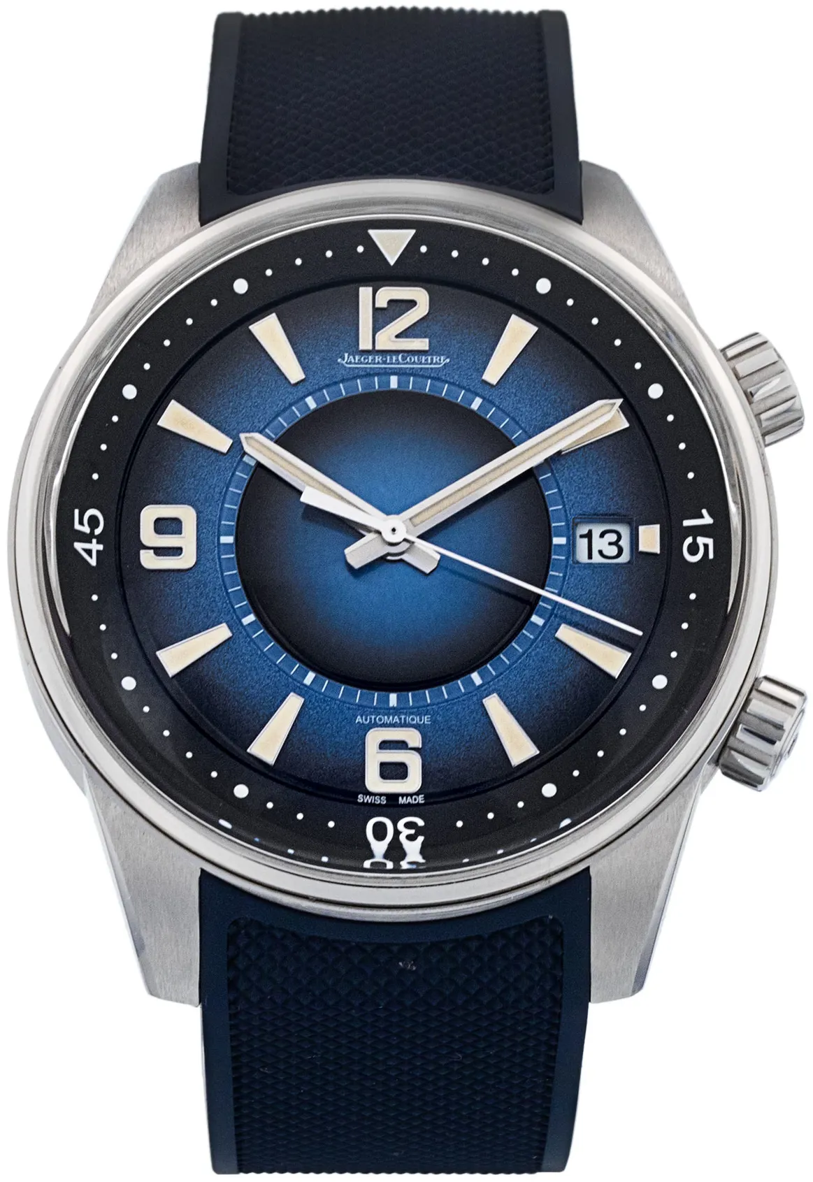 Jaeger-LeCoultre Polaris 9068681 42mm Stainless steel Blue Quarter Arabic