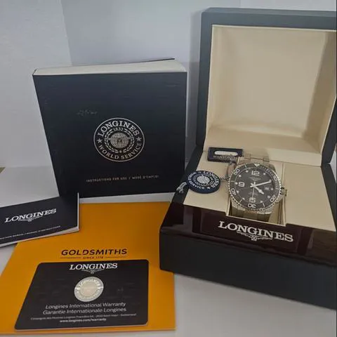 Longines HydroConquest L3.781.4.76.6 41mm Stainless steel Gray