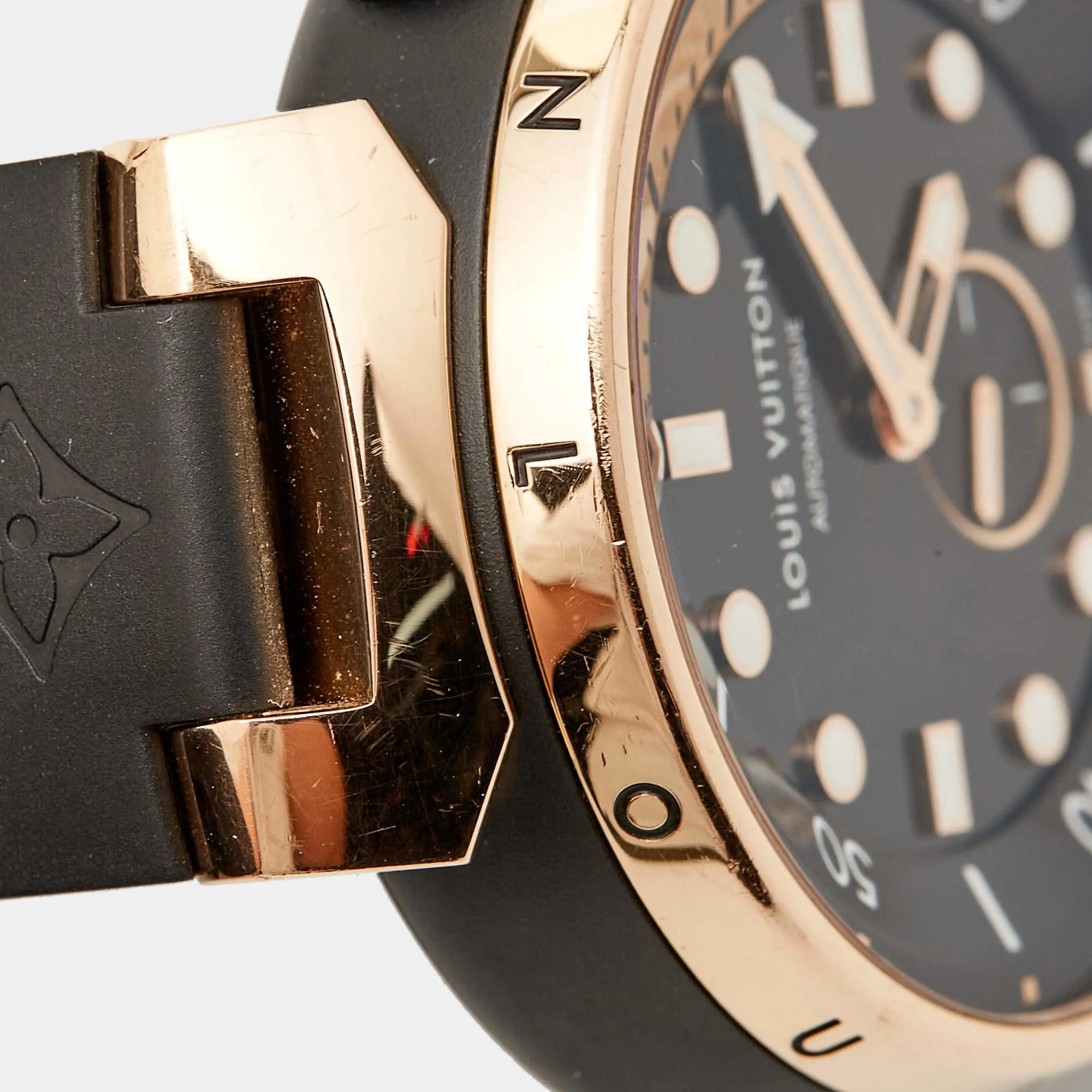 Louis Vuitton Tambour QA123 44mm Rose gold and Stainless steel and PVD and 18k rose gold 5