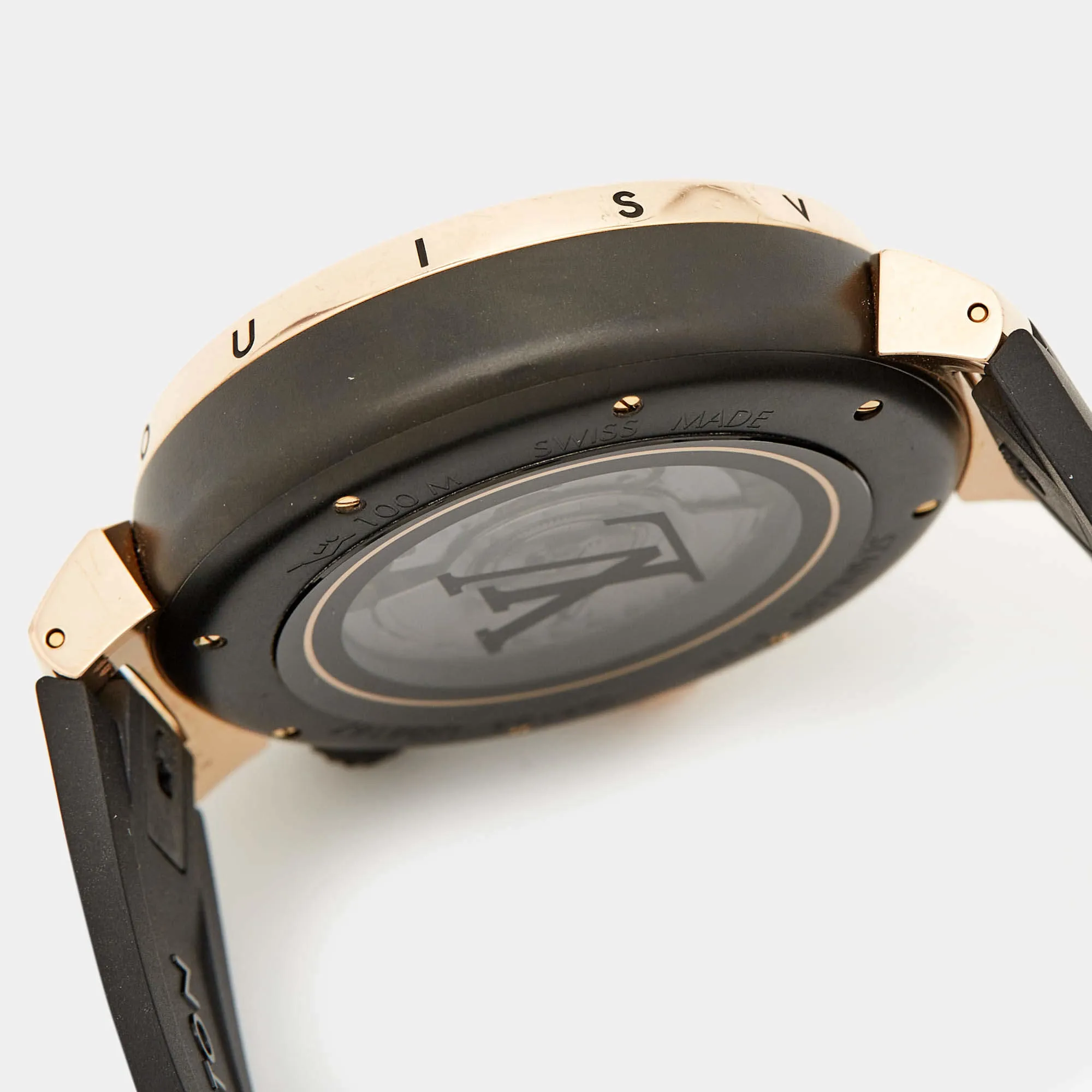 Louis Vuitton Tambour QA123 44mm Rose gold and Stainless steel and PVD and 18k rose gold 8