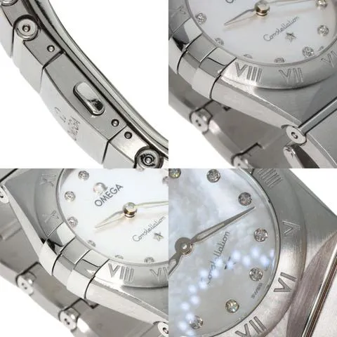 Omega Constellation Ladies 25mm Stainless steel White 8