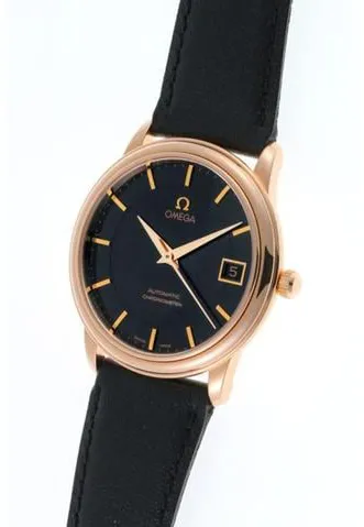 Omega De Ville 4601.54.11 34.5mm Rose gold Black 1