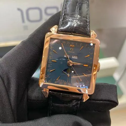 Omega Museum 5701.80.03 41.5mm Rose gold Blue