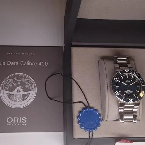 Oris Aquis 01 400 7763 4135-07 8 24 09PEB 43.5mm Stainless steel Blue 1