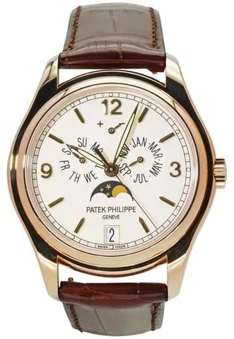 Patek Philippe Annual Calendar 5146R-001 39mm Rose gold Beige