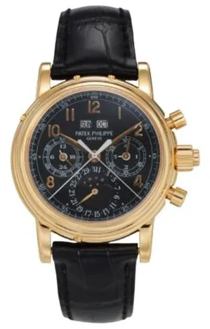 Patek Philippe Perpetual Calendar Chronograph 5004R-018 37mm Rose gold Black