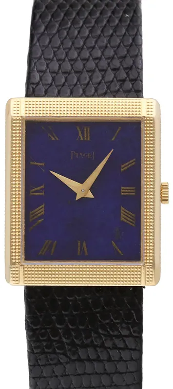 Piaget 9151 24mm Yellow gold and 18k yellow gold Lapis lazuli