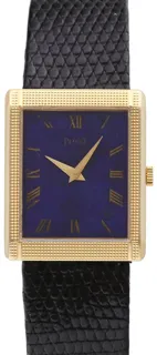 Piaget Dress Watch 9151 18k yellow gold Blue