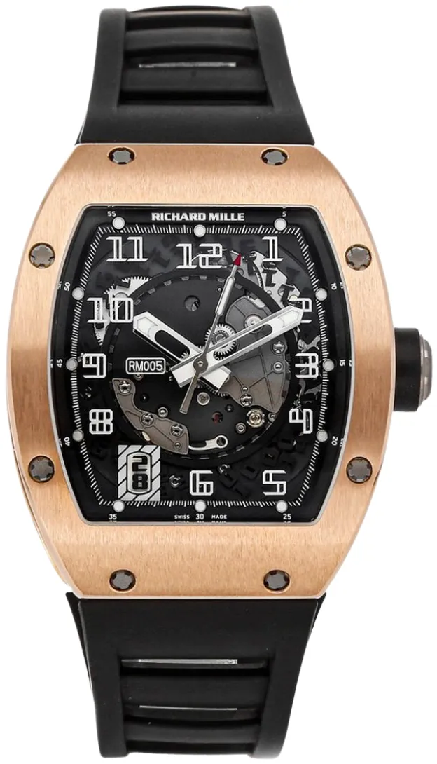 Richard Mille RM 005 RM 005 38mm Rose gold Skeletonized