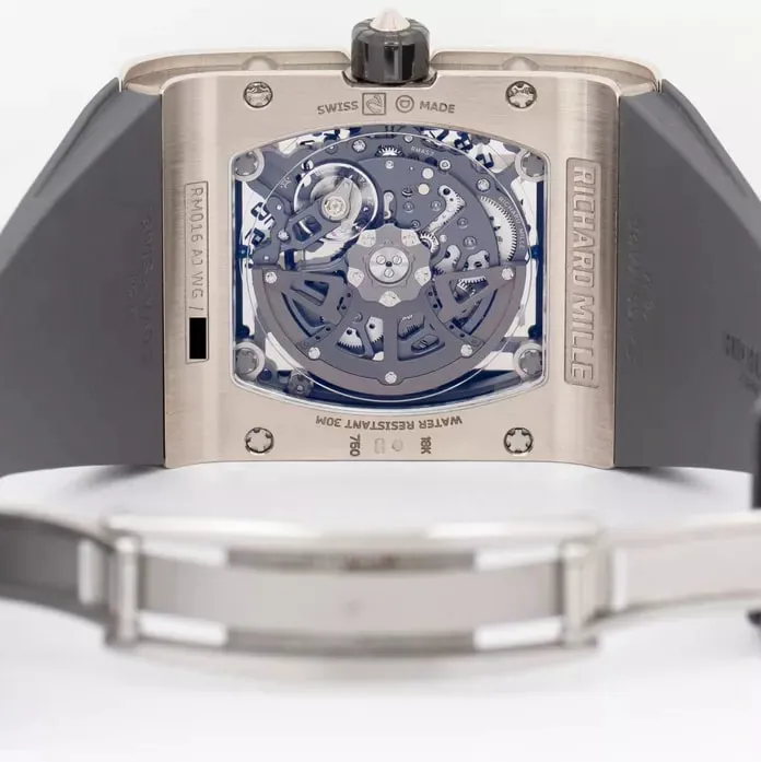 Richard Mille RM 016 RM016 AJ WG 38mm White gold Skeletonized 3